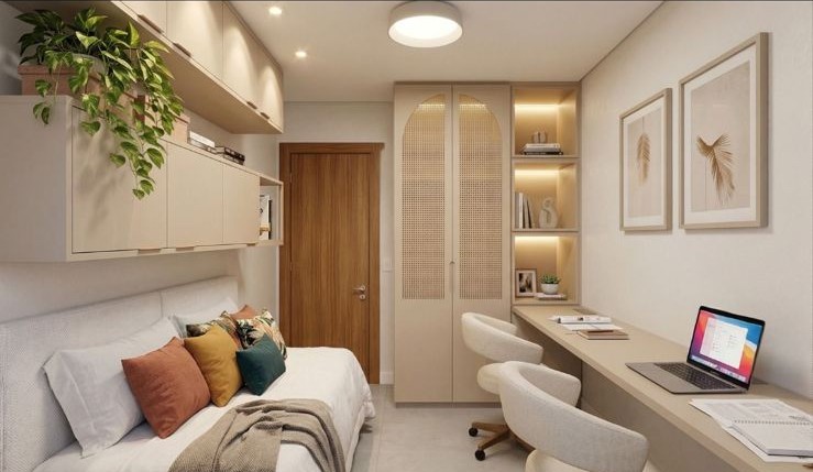 Quarto de visitas / escritório